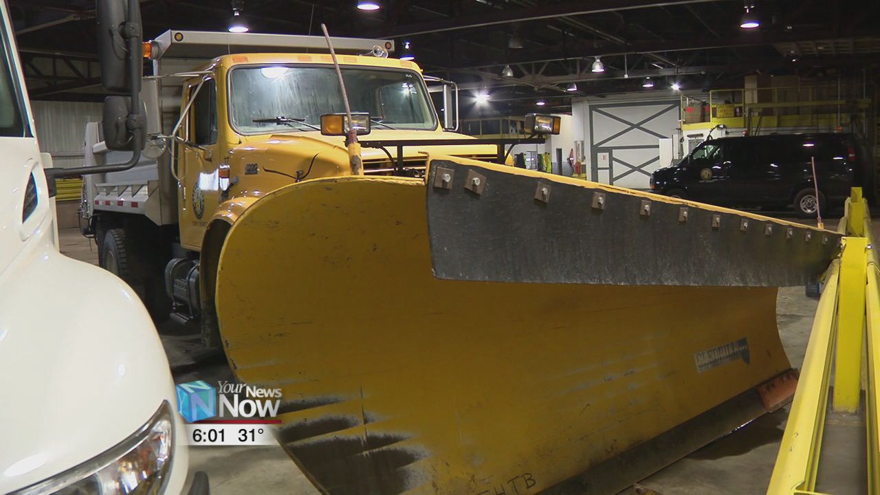 Road crews working to clear roads after snowfall